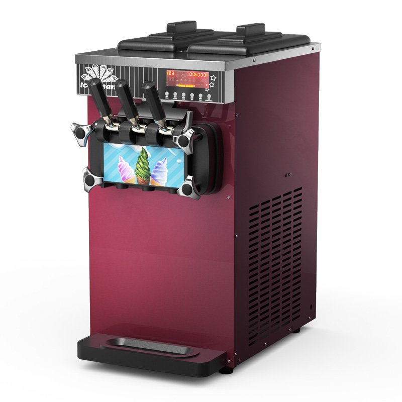 ZB-BQL128 Ice cream machine(crimson)